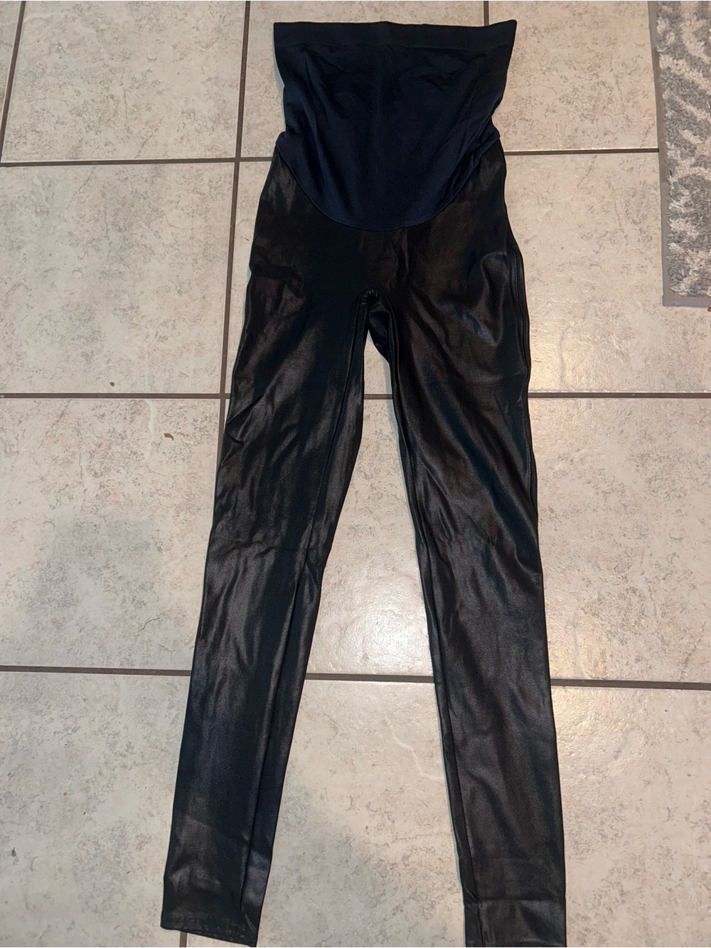 SPANX Black High-Waist Shaping Leggings